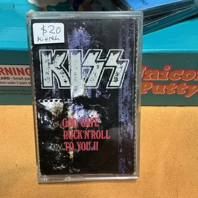 KISS - God Gave Rock 'N' Roll To You II / Unholy - Cassette Tape 1992 - Image 1 of 2