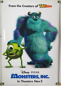 PÓSTER ORIGINAL DE UNA HOJA DE MONSTRUOS, INC. DS, JOHN GOODMAN (2001) - Imagen 1 de 1