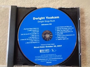 Dwight Yoakam Dwight singt Buck Advance CD Promo - Bild 1 von 2