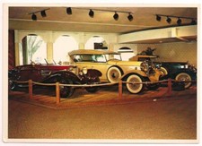 Continental Postcard '32 Stutz, '32 Lincoln, '37 Mercedes Silver Springs Florida