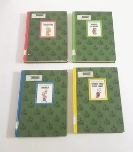 Vtg Wonderful Worlds Of Walt Disney Golden Press 1965 Set Of 4 Hardcover Books - Picture 1 of 24