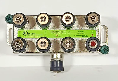 DirecTV SWM MRV 8-Way Wide Band Splitter GREEN LABEL Power Passing Port New - Image 1 of 2