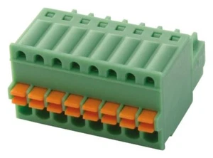 PHOENIX CONTACT 2.5mm Pluggable Terminal Block, 8-Pole, 26AWG - 20AWG, 160V, 4A - Picture 1 of 1
