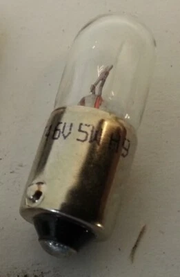 1 Bombilla 6v-4w Blanco Ubicación BA9S Pequeño - Imagen 1 de 2