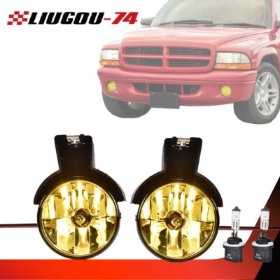 Fit For 97-00 Dodge Dakota 98-00 Dodge Durango LH+RH Fog Lamp Light Assembly - Image 1 of 4