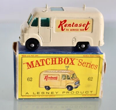Matchbox Series No. 62 TV Service Van VNM & Boxed. - Image 1 of 4