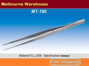 Vetus Professional Surgical Medical Tweezers Stainless Steel Round Tip MT-180 AU - Picture 1 of 7