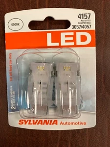 SYLVANIA - 4157 LED White Mini Bulb - Bright LED Bulb (Contains 2 Bulbs) - Picture 1 of 1