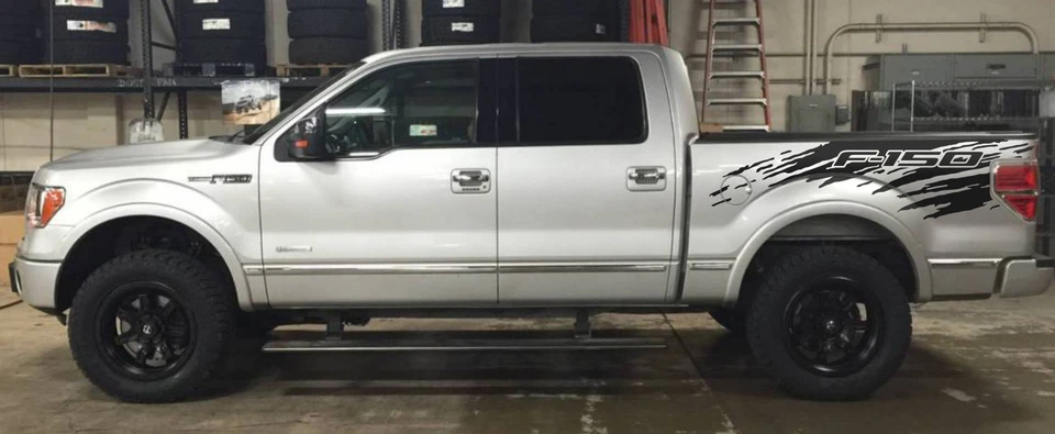 Rayas de carreras de cabecera desgarro de barro 2010-2014 para Ford F150 F-150 Raptor Foto 1 de 2