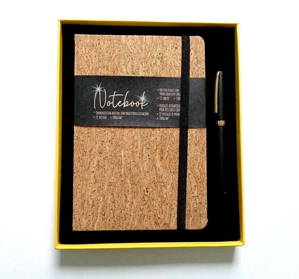 Online Geschenkset Kugelschreiber Notizbuch Sparkling Cork Style 16938