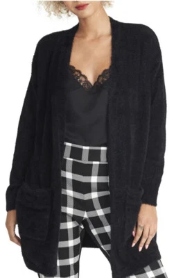 November Black  Rachel Roy Fuzzy Cardigan Sweater Amara  Size XXL - Image 1 of 4