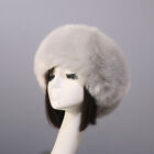 Women Russian Thick Fluffy Cap Fake FAUX Fur Headband Hat Winter Ear Warmer S #