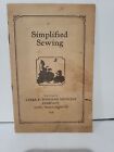 1928 LYDIA PINKHAM SIMPLIFIED SEWING Booklet w PATTERNS Advertising Illustrated