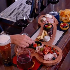 Funny Solid Wood Charcuterie Platter and Cheese Board - Picture 1 of 6