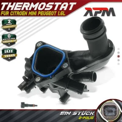 Thermostat für Citroën C3 C4 C5 DS3/4/5 MINI Mini Peugeot 207 208 3008 308 5008 - Bild 1 von 4