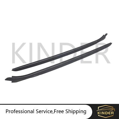 FOR 12-19 F30 F31 F80 BMW 328I FRONT WINDSHIELD DRIP MOLDINGS PAIR LEFT/RIGHT - Imagem 1 de 4