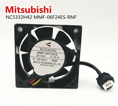 For Mitsubishi MR-J2S Drive Fan NC5332H42 MMF-06F24ES-RNF 24V 0.1A Inverter Fan - Image 1 of 4