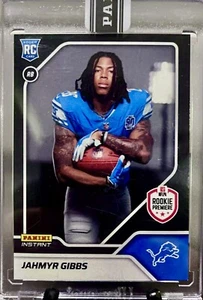 Black 1/1 RC Jahmyr Gibbs 2023 Panini NFL Rookie Premiere 1st One of One SEALED - Picture 1 of 2