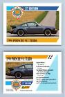 1990 Porsche 911 Turbo #12 - Dream Cars 2nd Edition 1992 Panini Trading Card