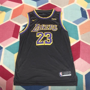 Nike NBA Lebron James #23 Jersey LA Lakers "Black Mamba" Men's L DJ1433-011 - Picture 1 of 5