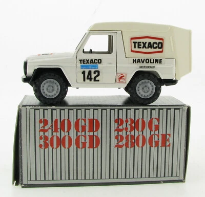 Cursor Mercedes 280 GE Rallye Paris-Dakar 1983 Jackie Ickx 1:35 G-Modell Texaco - Bild 1 von 4