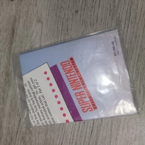 Super Nintendo Insert Sealed Never Opened Vintage Original Tape - Picture 1 of 2
