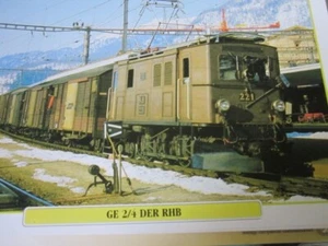  Hechos ferroviarios 7 Suiza GE 2/4 de la RHB 1913 - Imagen 1 de 1