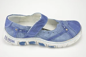 kacper Damenschuhe Slipper blau Klettverschluß Gr. 36 - Bild 1 von 6