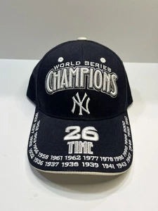 NWT Yankees 26 Time World Champions 2000 Fan Favorite MLB Adjustable Hat - Picture 1 of 5