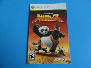 XBOX 360 KUNG FU PANDA INSTRUCTION MANUAL ***NO GAME DISC INCLUDED*** - Picture 1 of 2
