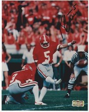 Kevin Butler Autographed/Signed Classic Georgia Bulldog Ncaa 8x10 Photo Kicking