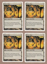 MTG - 4X Urza's Mine X4 - 8th Edition - Unc 2 VG/PL & 2 F/VF - Playset