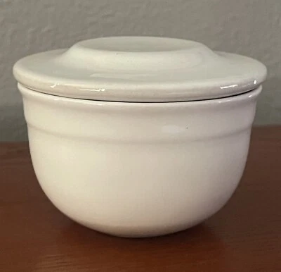 Emile Henry France White Butter Bell Butter Keeper Crock - Image 1 of 4