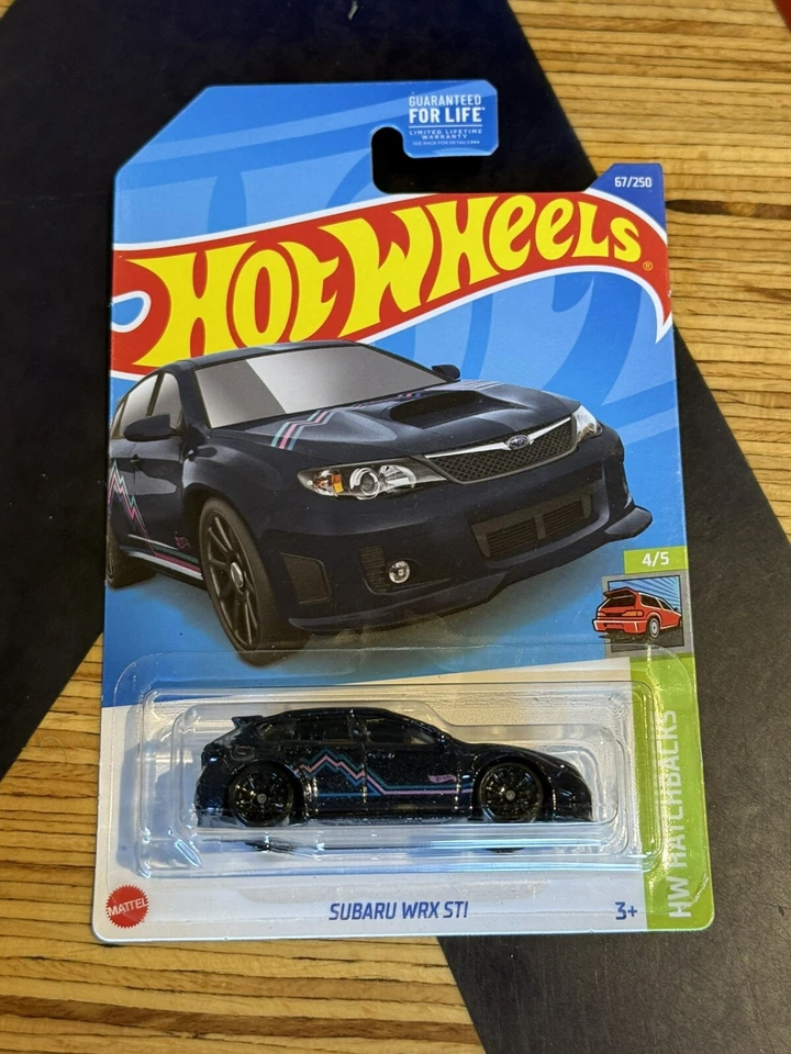 Hot Wheels HW Hatchbacks 4/5 Subaru WRX STi 67/250 Blue - Image 1 of 1
