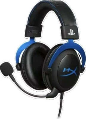 HyperX Cloud Gaming Headset Black-Blue PS5-PS4 - Image 1 of 4