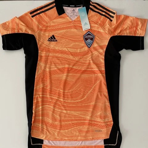 New 2020/21 MLS Colorado Rapids Primeblue Parley Goalkeeper Jersey Sz M Cover
