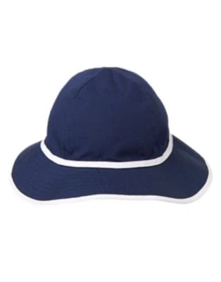 GYMBOREE SWIM SHOP NAVY KEYHOLE BRIM SUN HAT 6 12 24 2T 3T 4T 5T NWT - Image 1 of 2