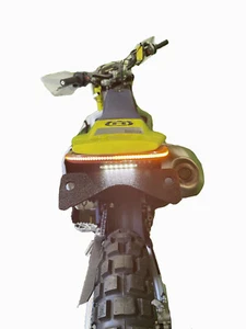 *CLEAR HUSQVARNA 2024-2025 FE 501 STD FENDER ELIMINATOR INTEGRATED LIGHTBAR - Picture 1 of 4