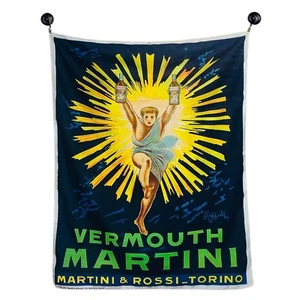 Vermouth Martini by Leonetto Cappiello Tapestry Wall Hanging Art Nouveau Advert - Picture 1 of 11