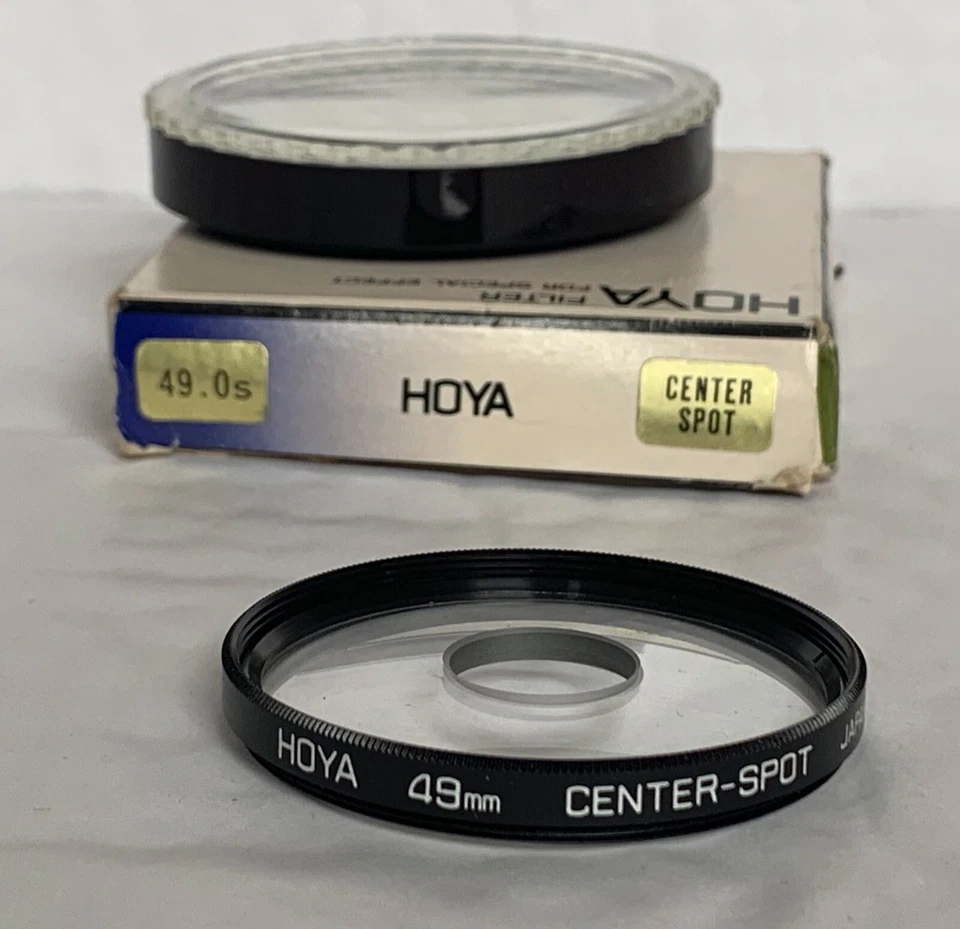 Hoya 49mm Fit, Centre Spot Filter, & Keeper - Image 1 of 1