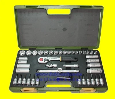 PROXXON 23282 Knarrenkasten Nusskasten 10mm (3/8") Werkzeug 47 teilig - NEU