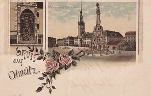 76431) Olmütz Herrliche Lithographie auf Briefbogen 1897 Olomouc - Picture 1 of 2