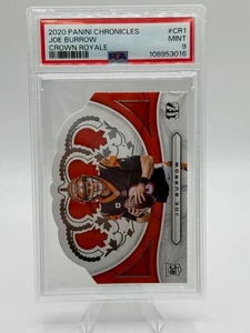 2020 Panini Chronicles Crown Royale Joe Burrow #CR-1 PSA 9 Rookie Bengals RC - Bild 1 von 2