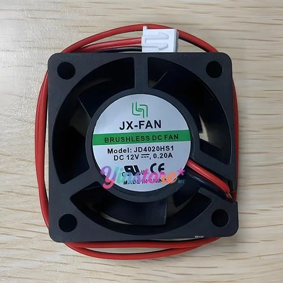 1 pezzo Nuova ventola di raffreddamento JX-FAN JD4020HS1 4020 DC12V 0,20A 4 CM 2 pin - Immagine 1 di 1
