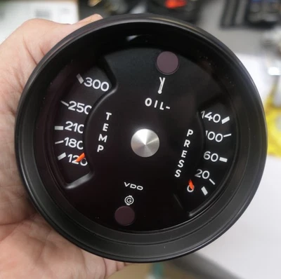 1970 - 73 保时捷 911E 911S 油温压力组合仪表部件 # 911 641 104 00 — 第 1/4 张图片