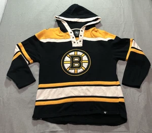 Felpa con cappuccio 47 NHL Boston Bruins uomo L stile maglia hockey evento sportivo - Foto 1 di 9