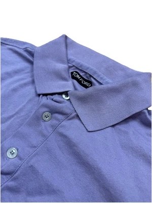Polo Tom Ford 3 Botones Color Lila Hecho en Italia 100% Algodón Hombre Talla 58 XL Foto 1 de 4