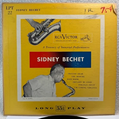 Sidney Bechet – A Treasury Of Immortal Performances (LPT 22) EX 10" Jazz - 1951 - Image 1 of 4