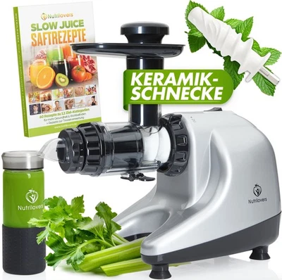 MULTI-PRESS Profi Slow Juicer mit 6+1 Multi-Aufsätzen und Pressringet - Bild 1 von 4