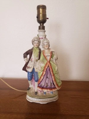 Sitzendorf Mark German Porcelin Figurine Lamp - Image 1 of 3